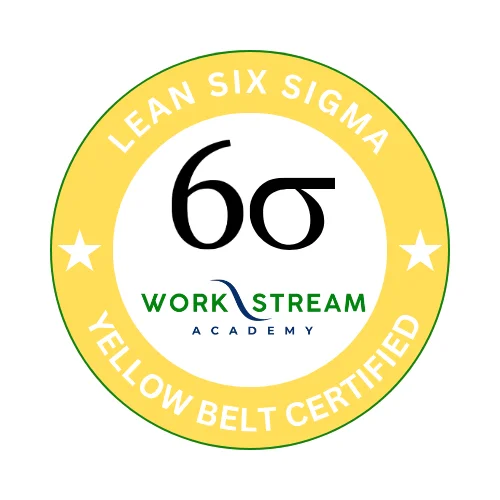 Yellow Belt Certified Icon Yellow Belt Certified Icon
